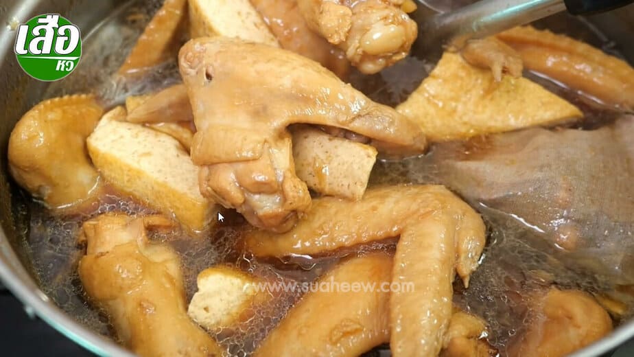 วิธีทำพะโล้ปีกไก่